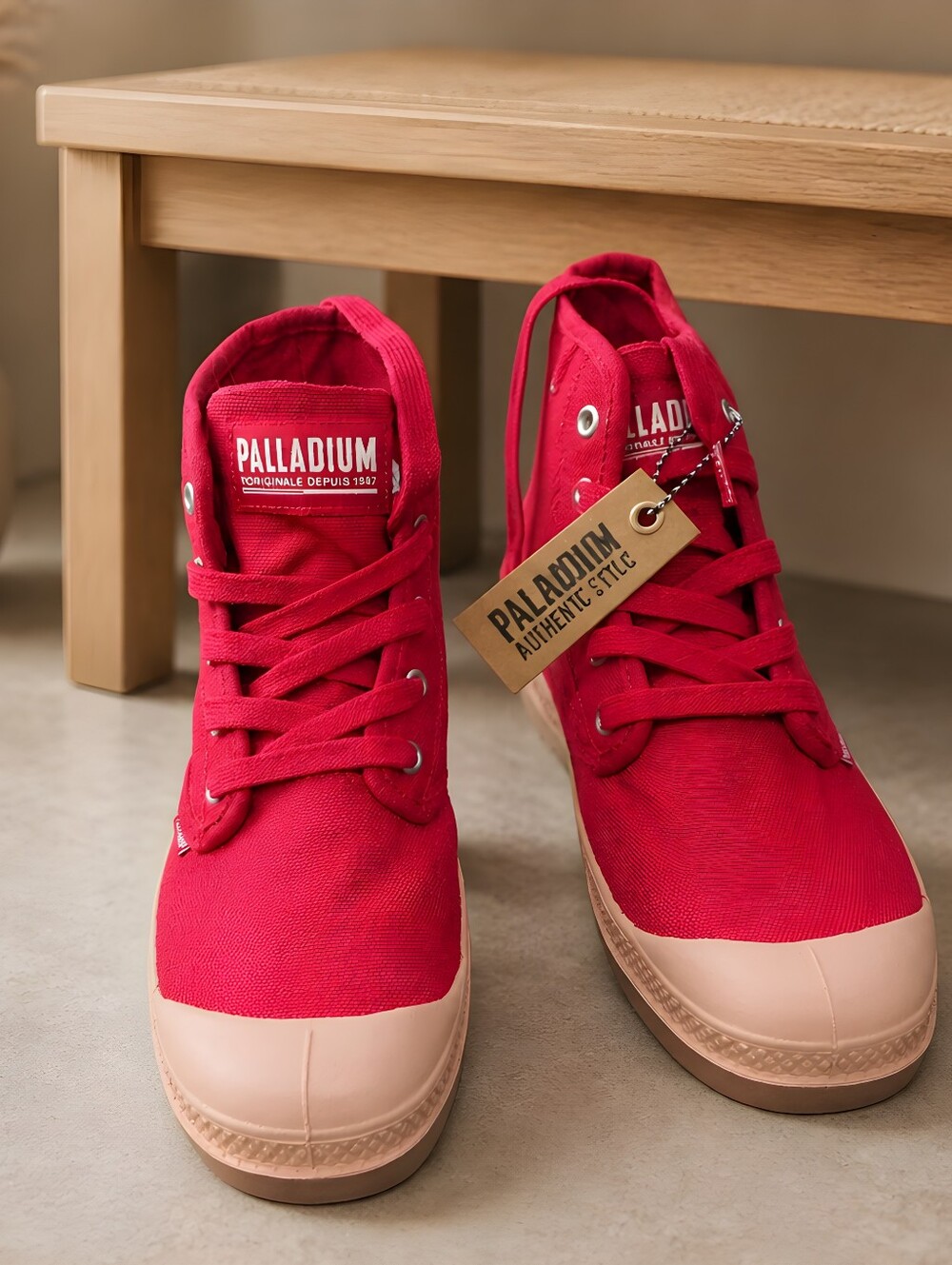 Palladium Pampa Hi Salsa Red